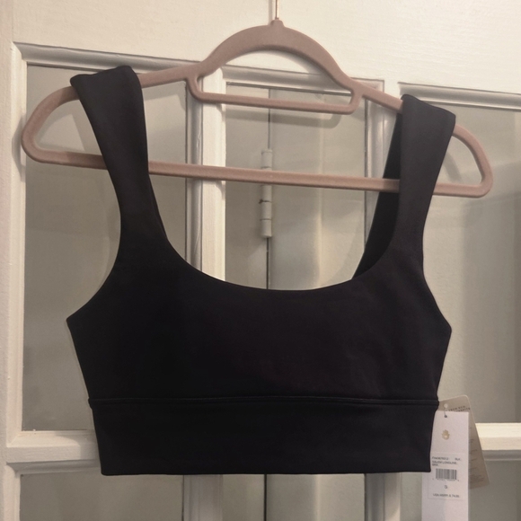 Spiritual Gangster "SOLD OUT COLOR!!" Salem Longline Sports Bra- In Black - Picture 4 of 7